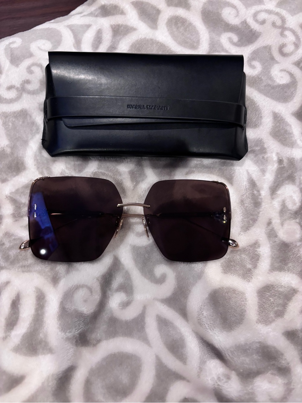 Isabel Marant Rimless Square Sunglasses